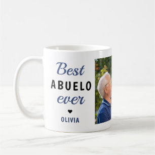Mug Meilleur ABUELO Jamais 2 Collage de Photos Personn