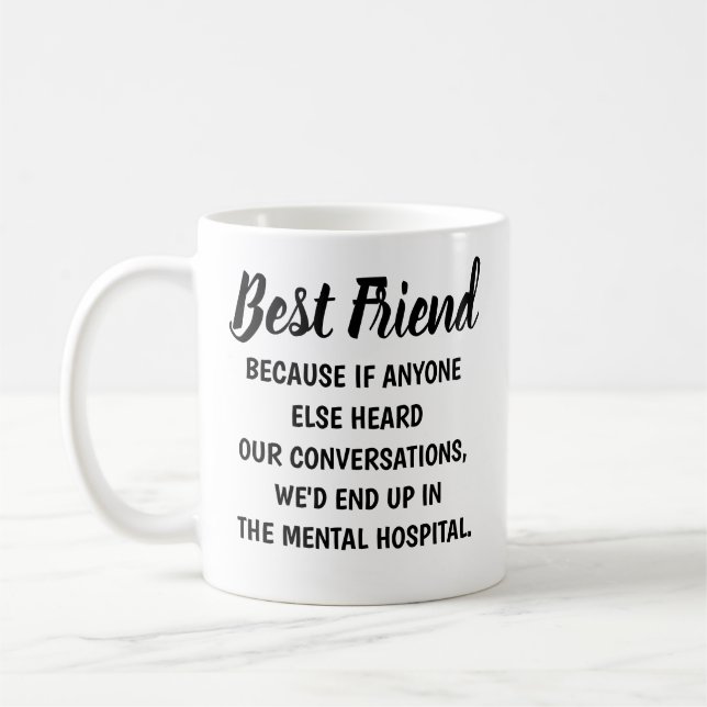 Mug Meilleur Ami Mug, Meilleur Ami Cadeau, Meilleur Am (Gauche)