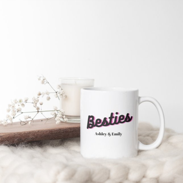 Mug Meilleur Ami Personnalisé Bestie (Créateur téléchargé)