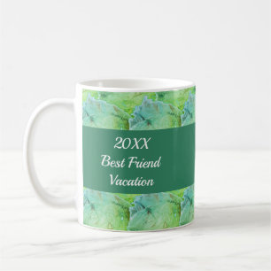 Mug Meilleur Ami Vacances Artistique Green Girls Trip