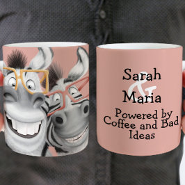 Mug Meilleur Ami Zebras Funny