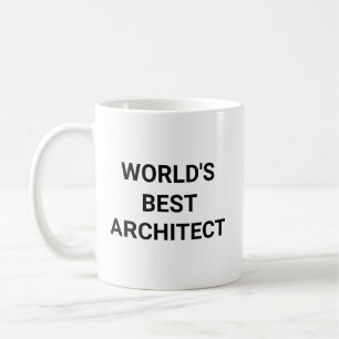 Mug Meilleur Architecte du Monde Cadeau Drôle pour Col