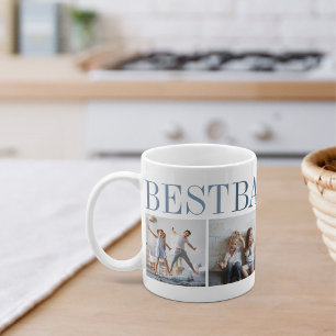 Mug Meilleur Baba Ever 4 photo Collage grand-père