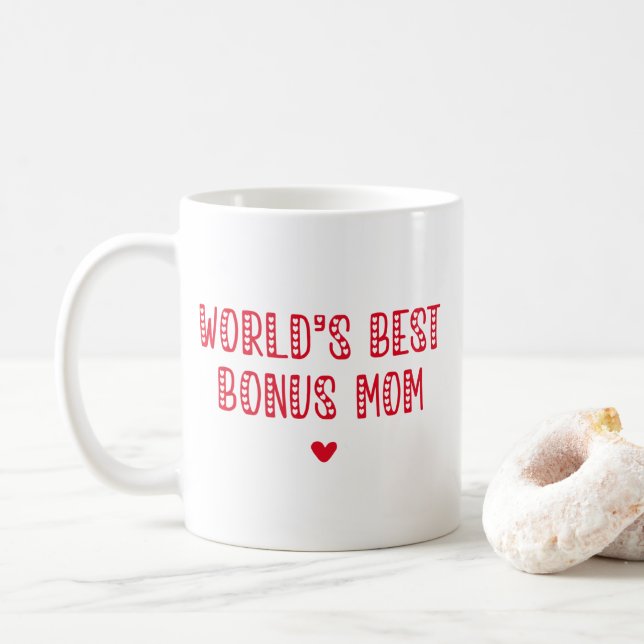 Mug Meilleur Bonus Maman du monde ! Fête des Mères mig (Avec donut)