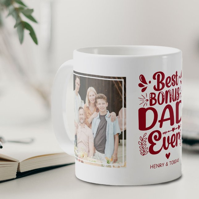 Mug Meilleur Bonus Papa Ever 2 garde photo (Créateur téléchargé)