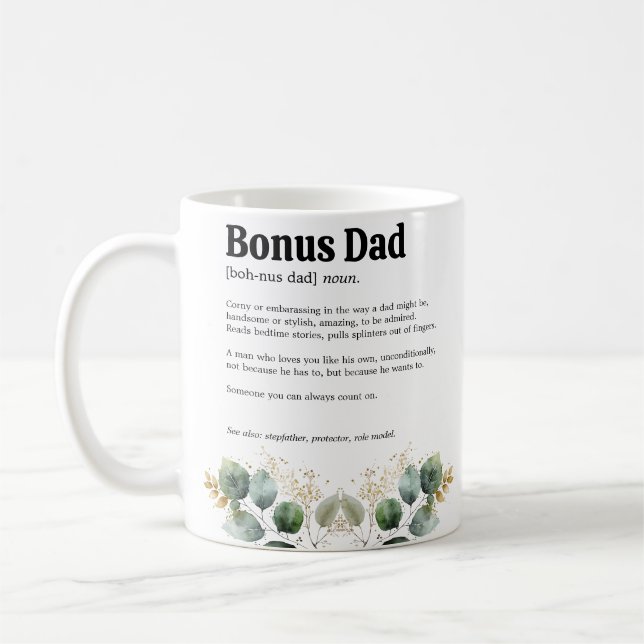 Mug Meilleur Bonus Papa Jamais Définition (Gauche)