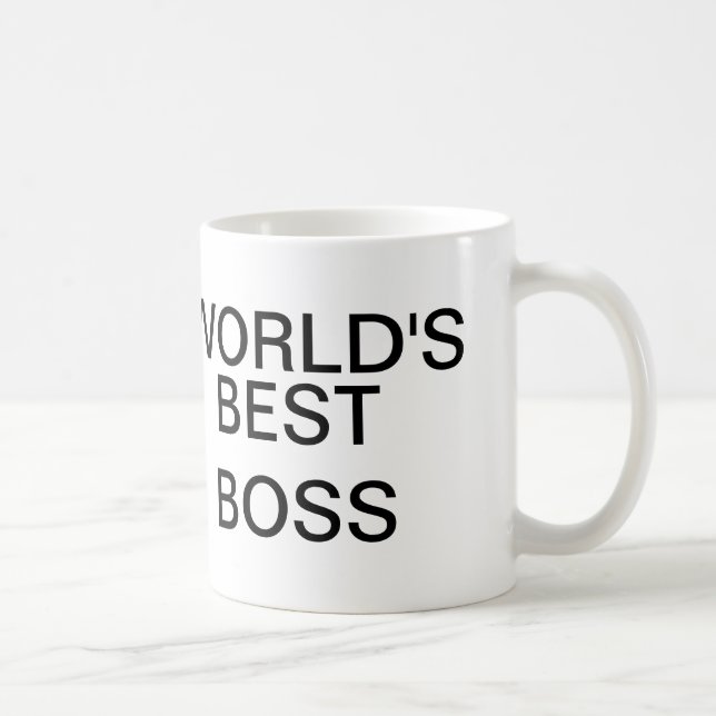 Mug Meilleur boss du monde (Droite)
