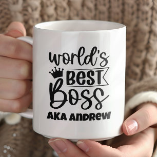 Mug Meilleur Boss du monde personnalisé