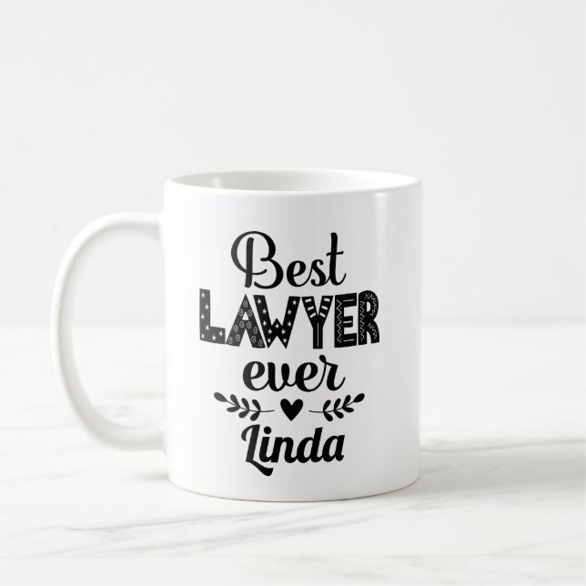 Mug Meilleur cadeau d'appréciation de l'avocat (Gauche)