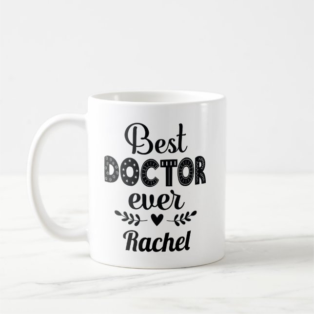 Mug Meilleur cadeau d'appréciation du médecin (Gauche)