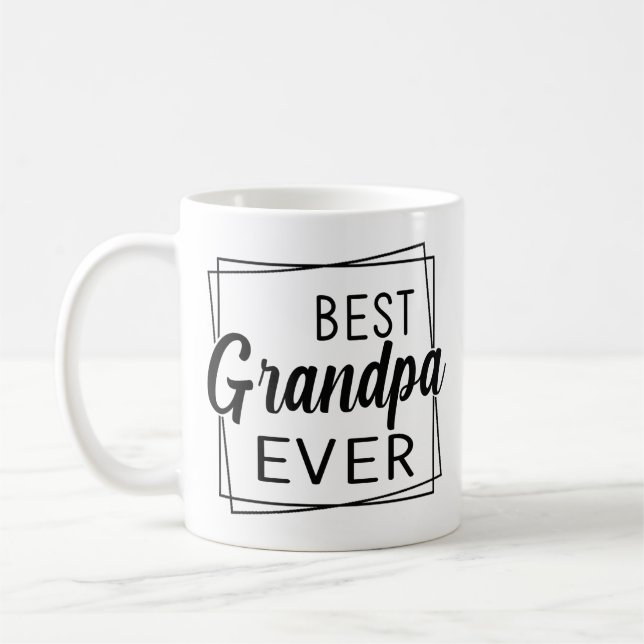 Mug Meilleur cadeau de Fête des pères pour grand-père (Gauche)