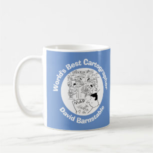 Mug Meilleur cartographe cartographique du monde