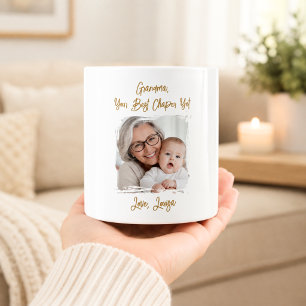 Mug Meilleur chapitre de grand-mère photo petit-enfant