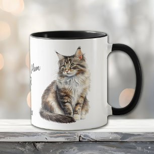 Mug Meilleur Chat de la Forêt Norvégienne Maman Jamais