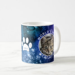 Mug Meilleur Chat Maman Empreintes de pattes Espace ph