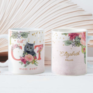 Mug Meilleur Chat Maman Ever Kitten Illustration Fête 