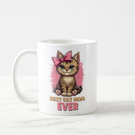Mug Meilleur Chat Maman Jamais, Drôle Tabby Mère Chat