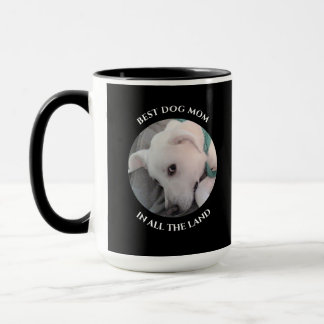 Mug Meilleur Chien Maman Photo Cute White Chien Chien