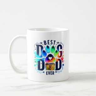 Mug Meilleur Chien Papa Jamais Personnalisé Photo Chie
