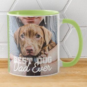 Mug Meilleur Chien Papa Jamais une photo personnalisée