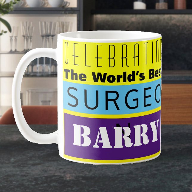 Mug Meilleur chirurgien du monde (Créateur téléchargé)