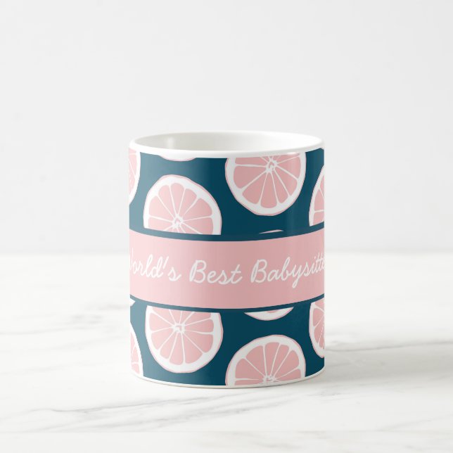 Mug Meilleur cochon d'agrumes de Babysitter au monde (Centre)