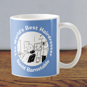Mug Meilleur coiffeur au monde à personnaliser