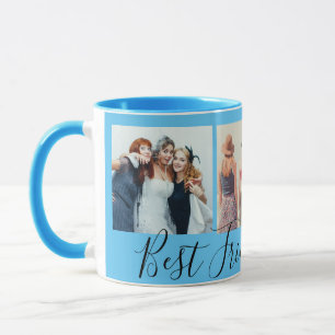 Mug Meilleur Collage photo des amis pour toujours