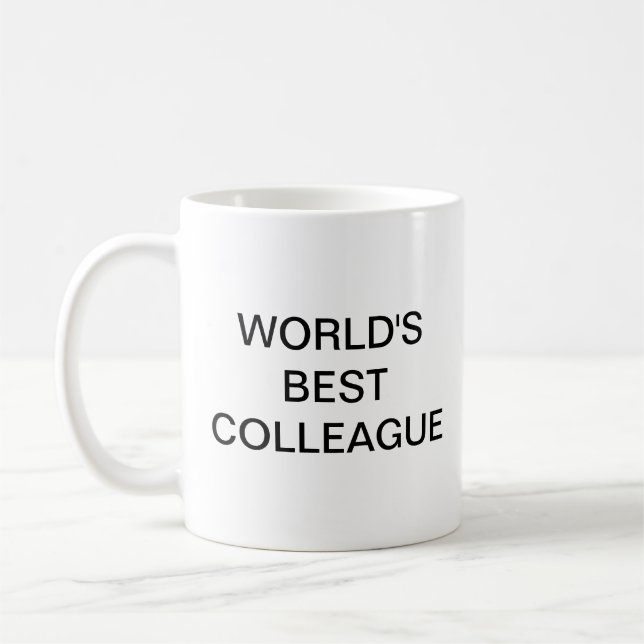 Mug Meilleur collègue du monde (Gauche)