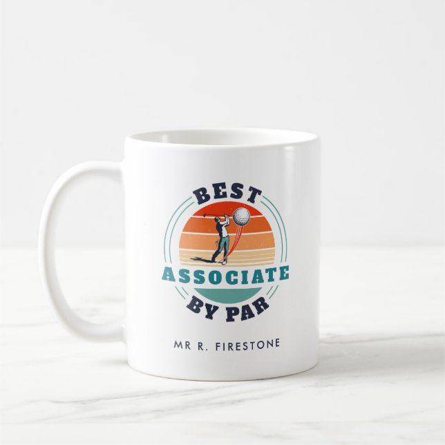 Mug Meilleur Coworker Par Par Parfait Golf (Gauche)
