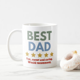 Mug MEILLEUR DAD - Amusants, sucrés et soignants recom