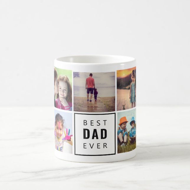 Mug Meilleur DAD photo personnalisée (Centre)
