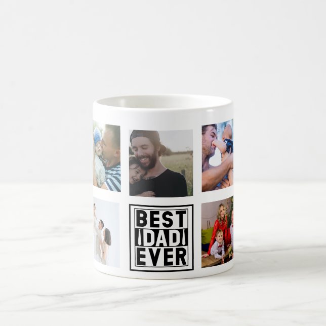 Mug Meilleur DAD photo personnalisée (Centre)