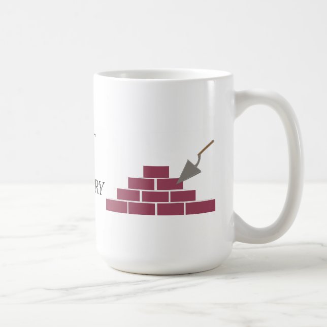 Mug Meilleur dans la maçonnerie et la pose de briques (Droite)