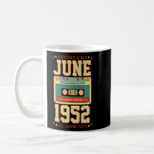 Mug Meilleur De Juin 1952 70 Ans Bande Cassette 70e B