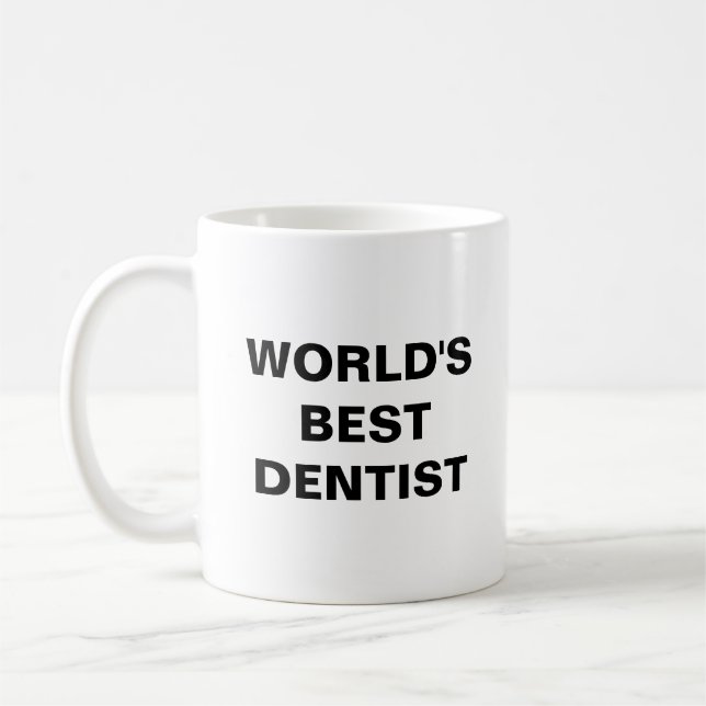 Mug Meilleur dentiste du monde (Gauche)