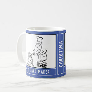 Mug Meilleur dessin de pâtisserie avec le nom Choice.