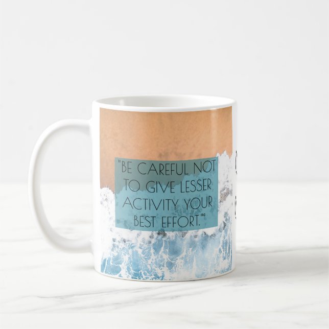 Mug "Meilleur effort" de confiture de café (Gauche)