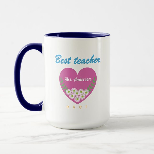 Mug Meilleur enseignant (Gauche)