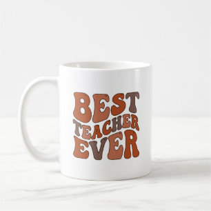 Mug Meilleur Enseignant de Tous les Temps – Design Rét