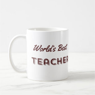 Mug Meilleur enseignant du monde