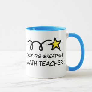 Mug Meilleur Enseignant en Maths du monde - Cadeau de 