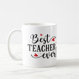 Mug Meilleur enseignant jamais appréciation photo pers