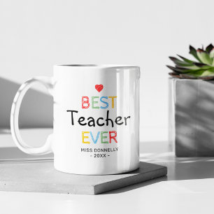 Mug Meilleur Enseignant Mignon de Tous les Temps