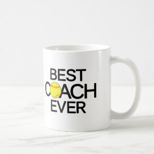 Mug Meilleur entraîneur de softball Jamais Fastpitch S