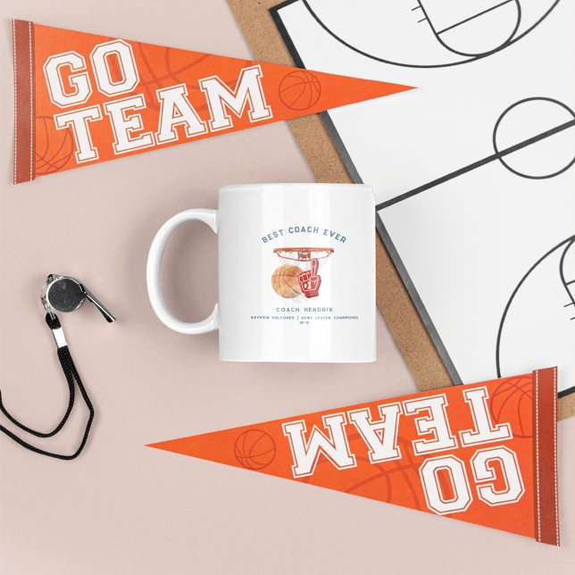 Mug Meilleur entraîneur jamais | Photo de l'entraîneur (Créateur téléchargé)