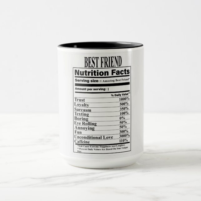 Mug Meilleur état nutritionnel des amis (Centre)