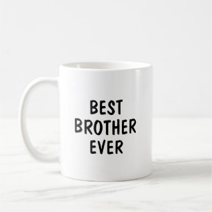 Mug Meilleur Frère Ever Typographie Minimaliste Cadeau