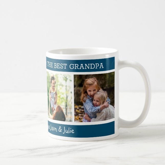 Mug  Meilleur grand-père Bonne Fête des pères 4 Photo  (Droite)