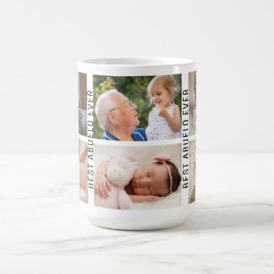 Mug Meilleur grand-père de collection photo personnal